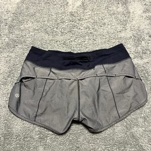 Lululemon Speed Shorts Womens 6 Blue Running Athletic